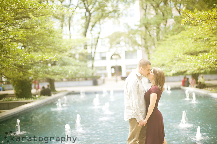 millennium park engagement photos