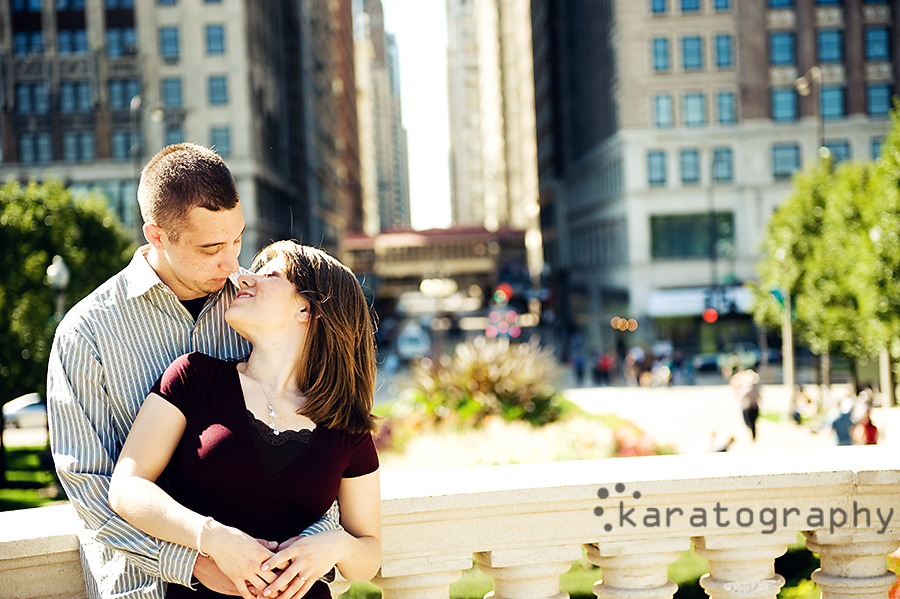 millennium park engagement photos