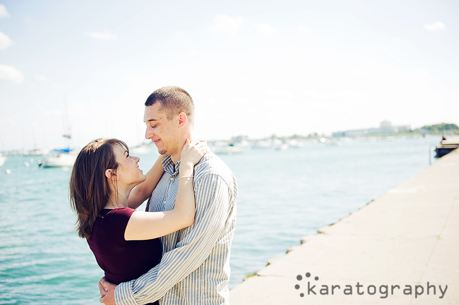 millennium park engagement photos