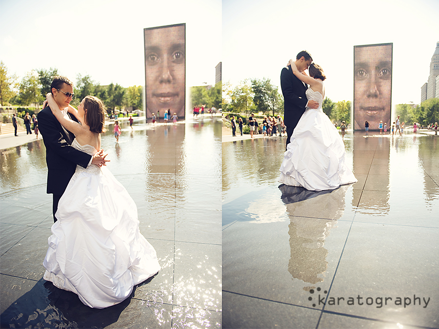 chicago millennium park wedding